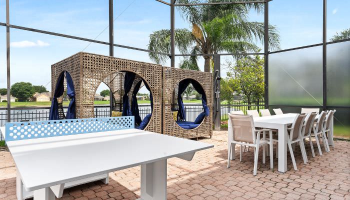 luxury vacation home outdoor area with activities in formosa gardens orlando florida